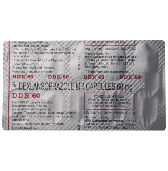 ddr 60mg capsule 10's